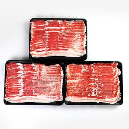【鹿児島県産】黒豚バラスライス約1.8kg(約600g×3)(南九州市)【配送不可地域：離島】【1778089】