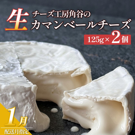 【1月配送】超熟「生」カマンベールチーズ 2個 チーズ工房角谷 KAKUYA カマンベール チーズ ちーず 地元産生乳使用 生乳 手造り クリーミー おつまみ デザート 北海道 安平町 安平