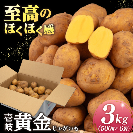 【先行予約】壱岐黄金じゃがいも 3kg [JBO167] じゃがいも
