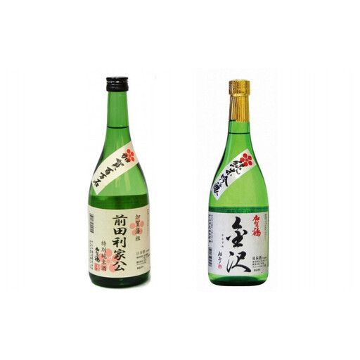 【金沢 地酒二撰】やちや酒造A　加賀鶴 「前田利家公」、加賀鶴「純米吟醸 金沢」