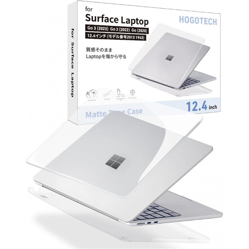 【堺市企画】surface カバー 12.4inch クリア HOGOTECH
