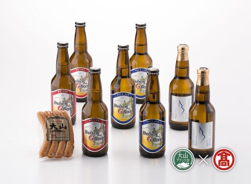 (大山Ｇビール)頒布会　大山Ｇビール・大山ハム詰合せ3回コース DB-90
