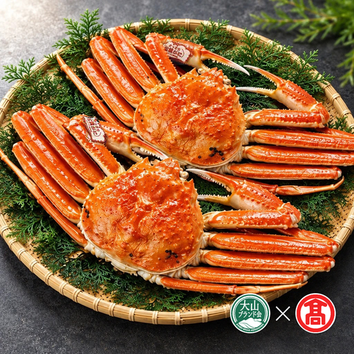 (お魚センターみくりや)松葉がに 約600g×2枚(ボイル) DB-85