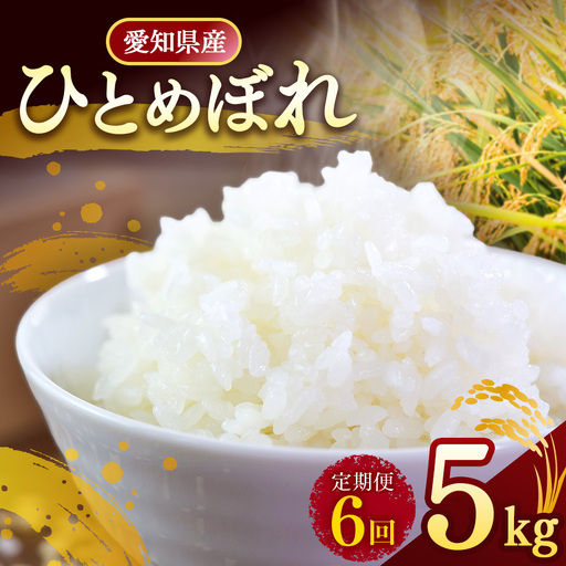 【定期便6回】 【 新米 令和8年産 】愛知県産 ひとめぼれ 5kg | 美浜町
