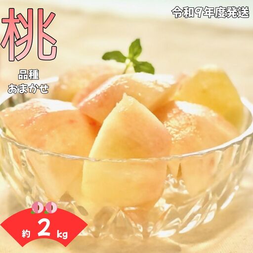 W06 南信州産 「桃」 品種おまかせ 約2kg
