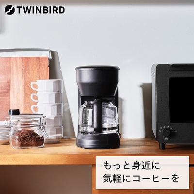 コーヒーメーカー ブラック(CM-4462B)