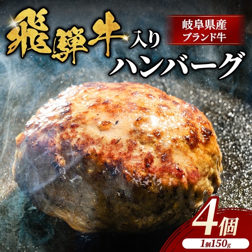 飛騨牛 入り ハンバーグ 4個 | まるたか