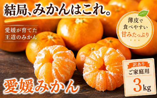 [玉宝の味わい 愛媛県産みかん 合計約3kg]『2026年10月下旬〜1月中旬迄に順次出荷予定』 訳あり あまい 甘酸っぱい ミカン 蜜柑 ご家庭用 果汁 果物 くだもの フルーツ オレンジ 柑橘 人気柑橘 特産品 極尽道 愛媛県 西予市 [常温]OKS0033