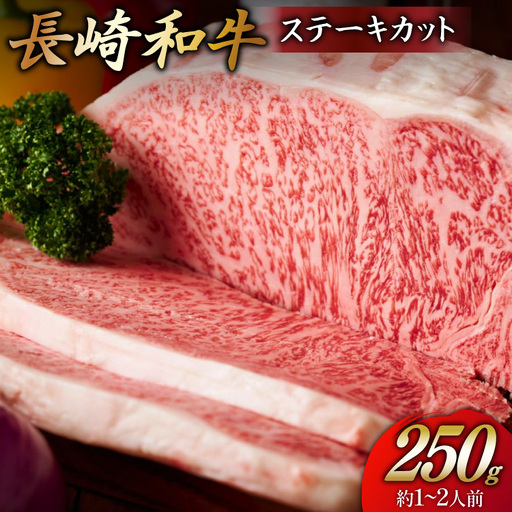 牛 赤身 牛肉 和牛 長崎和牛 ステーキカット 250g
