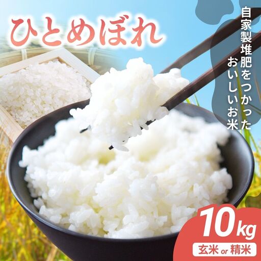 [先行予約]令和8年産 宮城県涌谷町産 ひとめぼれ 10kg[精米]※2026年11月上旬以降に順次発送予定[saito003]