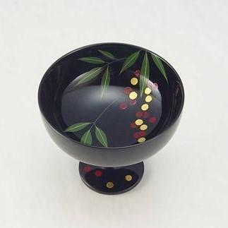 【象彦】十二ヶ月冷酒杯（南天・1月）