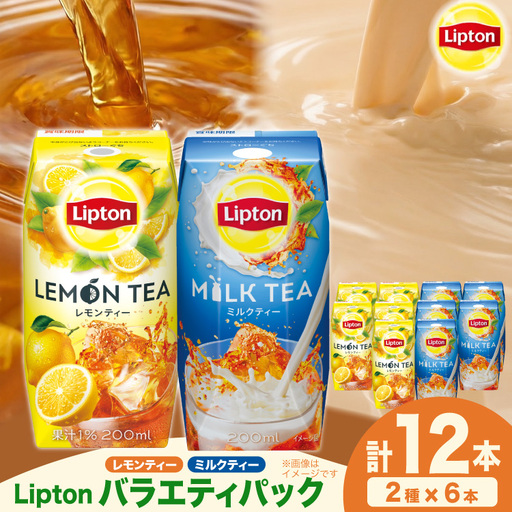 リプトン レモンティー&ミルクティー バラエティパック 各6本 計12本入