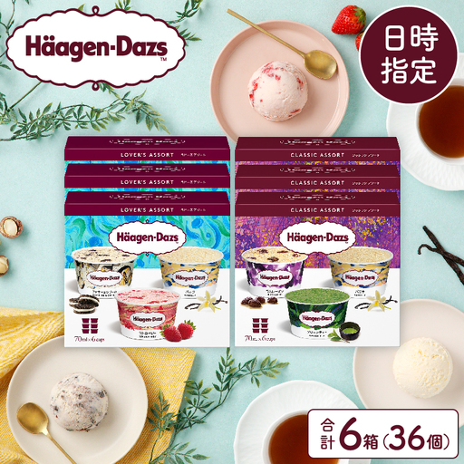 ハーゲンダッツ『アソートボックス6箱』 アイス アイスクリーム スイーツ 北海道_H0016-124