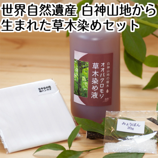 草木染めセット 白神山地 ファッション小物 草木染めセット