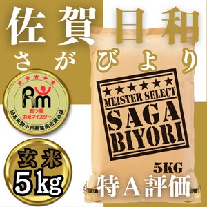 CID22_【玄米】さがびより5㎏ 【五つ星お米マイスター厳選！】