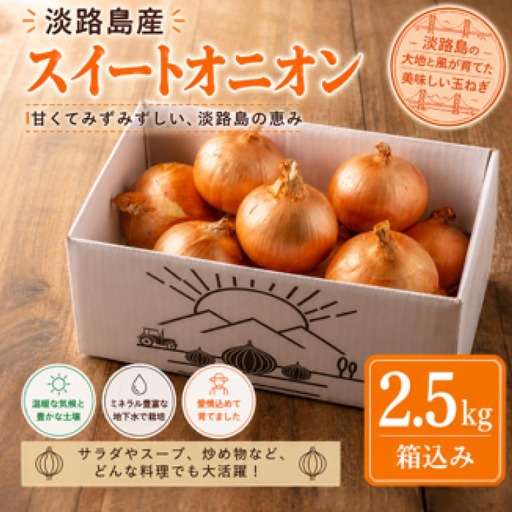 淡路島スイートオニオン 淡路島産玉ねぎ 2.5kg
