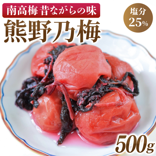 梅干し 南高梅 熊野乃梅 500g 梅干し[snby0001]