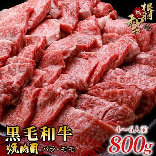 国産黒毛和牛 焼肉 盛り合わせ モモ・バラ 800ｇ（400ｇ×２）根羽こだわり和牛 焼肉用 和牛 バーベキュー ＢＢＱ 