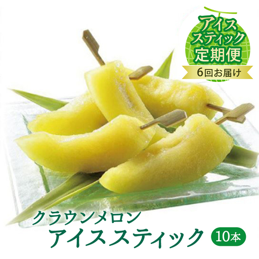 アイススティック 10本 6ヶ月 フルーツ 果物 メロン