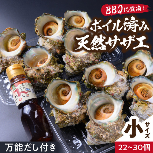 天然サザエボイル1.6kg 小サイズさざえ万能ダシ付き