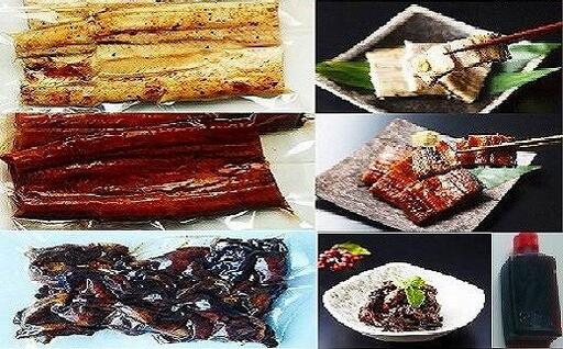 鹿児島県大隅産 千歳鰻の 白焼 ・ 蒲焼 ・ 焼肝ハーフ セット|うなぎ うなぎ