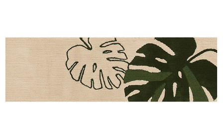 インテリアマット M+home モンステラ インテリアマット【55×180cm】