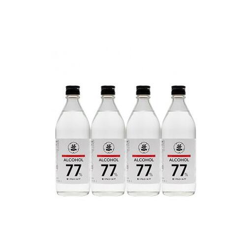 笹一アルコール77　500ml×4本　※着日指定送不可　※離島への発送不可