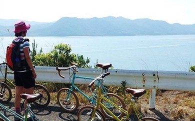 カヤック&サイクリングツアー(1日コース)大人1名分 鳴門 海 シーカヤック サイクリング 体験 観光