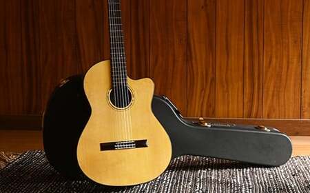 【 アコースティックギター 】K.Yairi VINCENT VC-11c ｜VINCENT ハードケース付き アコースティック ギター 楽器 弦楽器 音楽