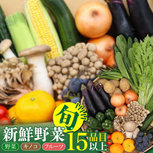 野菜 フルーツ キノコ 詰め合わせ 15品目以上 [SCZ001] |野菜セット