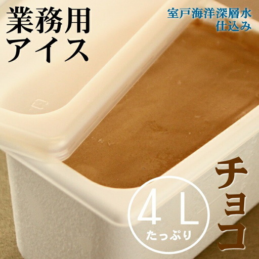チョコアイス4L 業務用 アイス