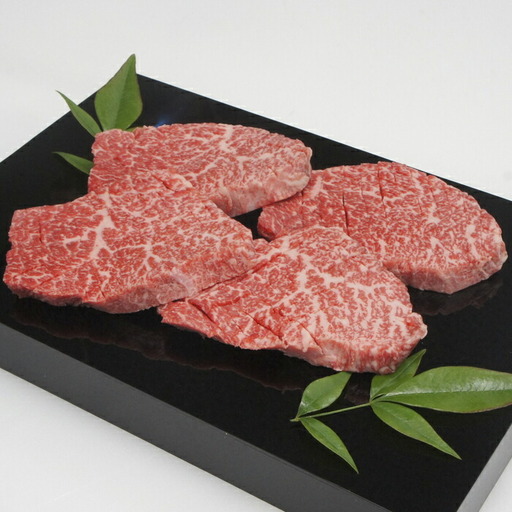 【A-045】大吉商店 近江牛花咲モモステーキ　4枚／計360g［高島屋選定品］