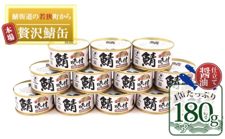 若狭の鯖缶 12缶 セット 詰め合わせ しょうゆ仕立て サバ缶 鯖缶 さば缶 さばの缶詰 鯖の缶詰 サバ 鯖 さば 缶詰 缶詰め 魚 お魚 魚介 魚介類 惣菜 水産加工 加工品 福井 福井県 若狭町