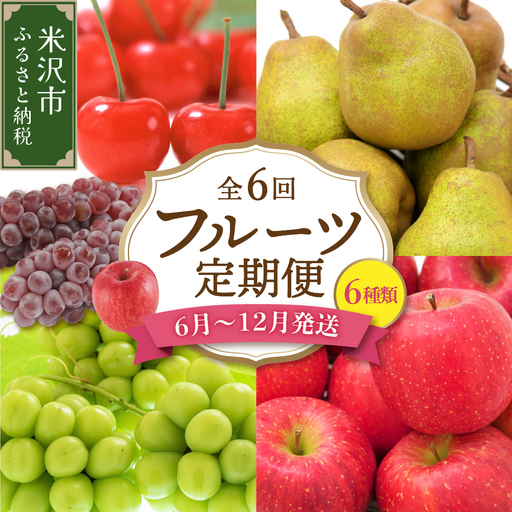 令和9年産 旬のフルーツ 6回 定期便 山形 果物 定期便