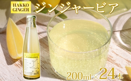 ジンジャービア 炭酸飲料 HAKKO GINGER 発酵 ジンジャービア【200ml×24本】【ノンアルコール】