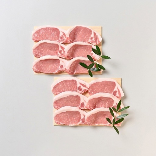 オリーブ豚 ロースステーキ用 オリーブ豚【1200g(600g×2)】