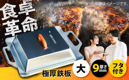 [極厚鉄板+フタ]TMS-90+F 鉄板 9mm [BIBA004] バーベキュー キャンプ アウトドア BBQ