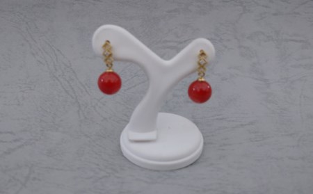 海の秘宝 珊瑚 ピアス9 ピアス