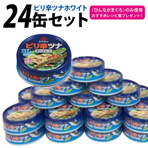 缶詰 ピリ辛ツナ ホワイト 75g ×24缶 
