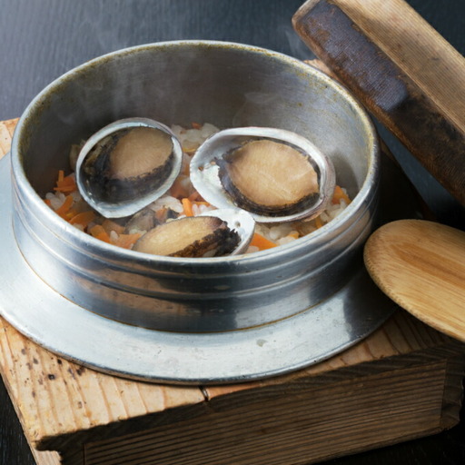 ながれこ釜飯1合用(あわびの仲間・あわび 科貝類)
