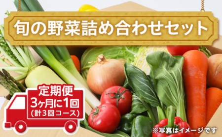 [定期便]旬の野菜詰め合わせセット3ヶ月に1回(計3回コース)