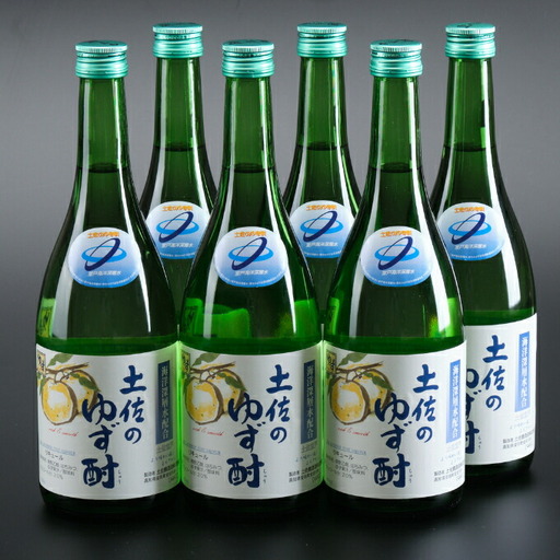 深層水　土佐のゆず酎７２０ｍｌ×６本