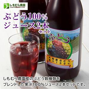 ぶどう100%ジュース2本セット