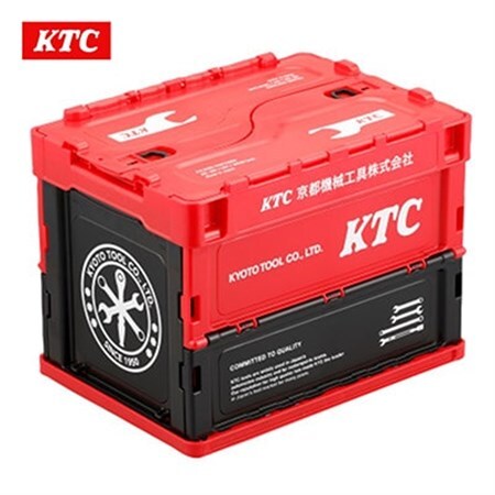 KTC 折りたたみコンテナ20L(レッド) [YG-195]_雑貨 _