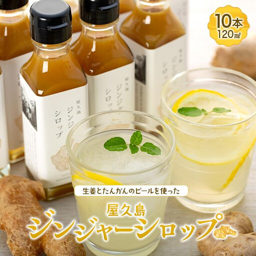 屋久島ジンジャーシロップ 小(120ml)×10本セット