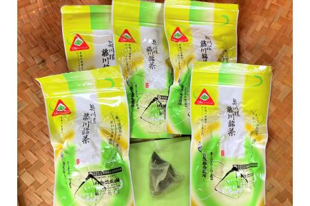 11-39 川根本町産川根銘茶 農家ならでは三角網でよく出る本格茶葉ティバック5本