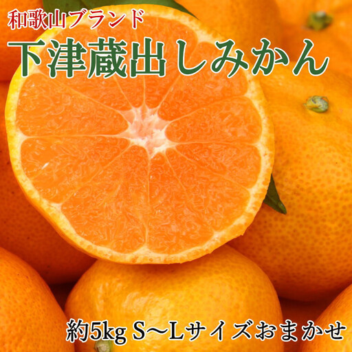 ［産直］下津蔵出しみかん約5kg（S～Lサイズおまかせ）★2027年1月中旬頃より順次出荷