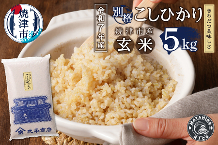 令和７年産 別格 こしひかり 玄米 5kg (a11-210)