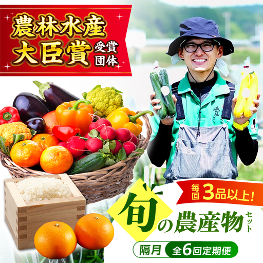 野菜[全6回定期便][隔月]旬の農産物 野菜[AGBL001]