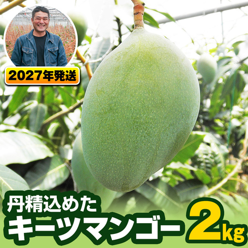【2027年発送】南風原農園 丹精込めた「キーツマンゴー」2kg